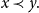 x precedes y period