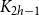 upper K Subscript 2 h minus 1