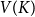 upper V left parenthesis upper K right parenthesis