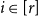 i element of left bracket r right bracket