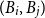 left parenthesis upper B Subscript i Baseline comma upper B Subscript j Baseline right parenthesis