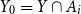 upper Y 0 equals upper Y intersection upper A Subscript i