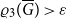 rho 3 left parenthesis upper G overbar right parenthesis greater than epsilon