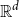 double struck upper R Superscript d