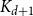 upper K Subscript d plus 1