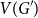 upper V left parenthesis upper G Superscript prime Baseline right parenthesis