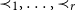 precedes Subscript 1 Baseline comma ellipsis comma precedes Subscript r Baseline