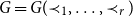 upper G equals upper G left parenthesis precedes Subscript 1 Baseline comma ellipsis comma precedes Subscript r Baseline right parenthesis