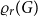 rho Subscript r Baseline left parenthesis upper G right parenthesis
