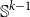 double struck upper S Superscript k minus 1