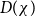 upper D left parenthesis chi right parenthesis