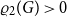 rho 2 left parenthesis upper G right parenthesis greater than 0