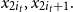 x Subscript 2 i Sub Subscript t Subscript Baseline comma x Subscript 2 i Sub Subscript t Subscript plus 1 Baseline period