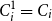 upper C Subscript i Superscript 1 Baseline equals upper C Subscript i