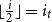 left floor StartFraction i Over 2 EndFraction right floor equals i Subscript t