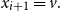 x Subscript i plus 1 Baseline equals v period