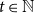 t element of double struck upper N