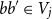 b b prime element of upper V Subscript j