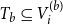 upper T Subscript b Baseline subset of or equal to upper V Subscript i Superscript left parenthesis b right parenthesis