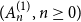 left parenthesis upper A Subscript n Superscript left parenthesis 1 right parenthesis Baseline comma n greater than or equals 0 right parenthesis