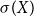 sigma left parenthesis upper X right parenthesis