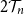 2 script upper T Subscript n