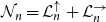 script upper N Subscript n Baseline equals script upper L Subscript n Superscript up arrow Baseline plus script upper L Subscript n Superscript right arrow