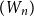 left parenthesis upper W Subscript n Baseline right parenthesis