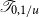 script upper T Subscript 0 comma 1 divided by u