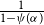 StartFraction 1 Over 1 minus psi left parenthesis alpha right parenthesis EndFraction