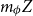 m Subscript phi Baseline upper Z