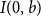 upper I left parenthesis 0 comma b right parenthesis