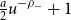 StartFraction a Over 2 EndFraction u Superscript minus rho Super Subscript minus plus 1