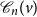 script upper C Subscript n Baseline left parenthesis v right parenthesis