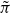 pi overtilde