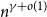 n Superscript gamma plus o left parenthesis 1 right parenthesis