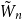 upper W overtilde Subscript n