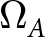 dollar sign upper Omega upper A dollar sign