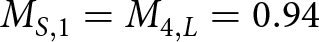 dollar sign MS comma 1 equals upper M 4 comma upper L equals 0.94 dollar sign
