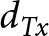 dollar sign dTx dollar sign