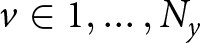 dollar sign v element of 1 comma ellipsis comma Ny dollar sign