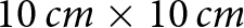 dollar sign 10 cm times 10 cm dollar sign