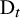 upper D Subscript t