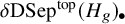 delta backslash text upper D upper S e p Superscript t o p Baseline left parenthesis upper H Subscript g Baseline right parenthesis Subscript bullet