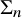 upper Sigma Subscript n