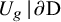 upper U Subscript g Baseline backslash exclamation mark vertical bar backslash exclamation mark partial differential normal upper D