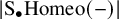 StartAbsoluteValue upper S Subscript bullet Baseline backslash exclamation mark backslash operatorname upper H o m e o left parenthesis minus right parenthesis EndAbsoluteValue