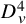 upper D Subscript v Superscript 4