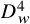 upper D Subscript w Superscript 4