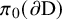 pi 0 left parenthesis partial differential normal upper D right parenthesis